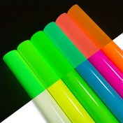 Resim 1 rulo Glow In The Dark HTV Isı Transfer Vinili, T Shirtler için Ütüleme Vinili, Cricut Makinesi için Isı Transfer Vinili, 30.48cm X 30.48cm 