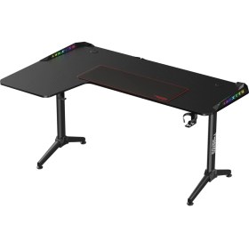 Resim Twısted Mınds Warrıor Tm-Y-Lb-Rgb L Desıgn Siyah Oyuncu Masası - Sol 