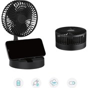 Resim Piranha 5567 Katlanabilir Usb Şarjlı Masaüstü Soğutucu Mini Fan / 3 Kademe Hız Ayarlı Vantilatör 