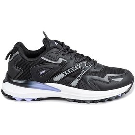 Resim Jump 29940 Siyah - Mor Kadın Sneaker Günlük Spor Ayakkabı 