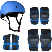 Resim Neevoyu Çocuklar İçin 7'li Spor Koruyucu Set - Dizlik, Dirseklik, Bileklik Ve Kask 