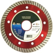 Resim Nzb Elmas Testere 115 mm Turbo Kesim Kesici Çapaksız Hassas Seramik Mermer Granit 