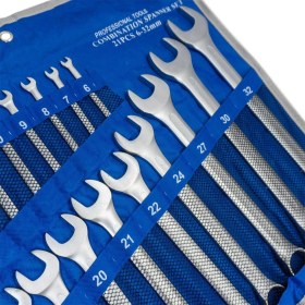 Resim Titi 6182 Kombine Anahtar Takımı 6-32 mm 21 Parça (Bez Çantalı) 