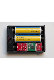 Resim RoboKolik 3'Lü Aa Pil Kutusu Açık 