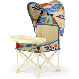 Resim Minimono Tenteli Portatif Mama Sandalyesi- Flora 