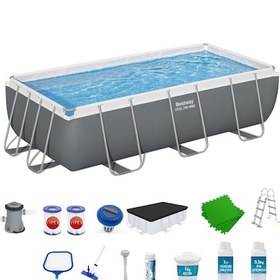 Resim Prefabrik Havuz Seti 404x201x100cm Bw484 56441 