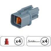 Resim Boğaz Kelebeği Soketi Dişi 4 Pin Kablosuz 