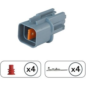 Resim Boğaz Kelebeği Soketi Dişi 4 Pin Kablosuz 