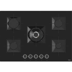 Resim Ferre Flowart Serisi Siyah Ankastre Set SS035 - QBL63CS - D080 