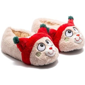 Resim Twigy Pasy EE0533 Kadın Hayvanlı Panduf Bej 36/41 Bej 