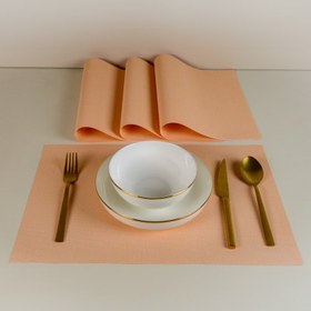Resim Maxstyle Harmony Citrus 4 Parça Amerikan Servis Seti 30x45 cm 