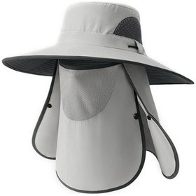 Resim Butu Xmz273 55-60 Nefes Alabilir Güneş Geçirmez Boyun Körüğü Açık Gri 