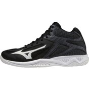 Resim Mizuno Thunder Blade 3 Mıd Unisex Voleybol Ayakkabısı Siyah 