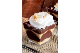 Resim Trend Hediye Sepeti Plastik Prizma Kübik Kapaksız Şeffaf Kase 200 cc 6 Adet 