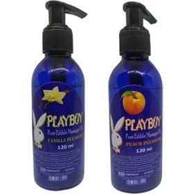 Resim Playboy Vanilyalı ve Şeftali Aromalı Masaj Yağı 