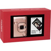 Resim Instax mini LiPlay Blush Gold Fotoğraf Makinesi Kırmızı Special Box-FOTSI00105-LK 