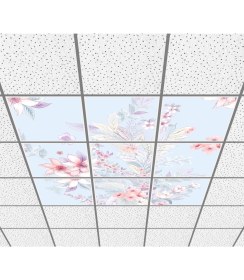Resim Gök Panel 60 x 60 LED Panel Aydınlatma Desenli 3x3 9'lu Grup 46510899SA 