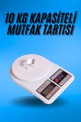 Resim FTA TİCARET Dijital Hassas 10 Kg Mutfak terazisi tartısı LCD Ekran Mutfak Tartısı 