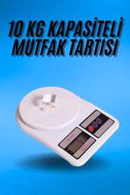 Resim FTA TİCARET Dijital Hassas 10 Kg Mutfak terazisi tartısı LCD Ekran Mutfak Tartısı 