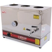 Resim Mizan 60 Lık Elektrikli 40 Litre 3 Demlikli Çay Kazanı Çay Ocağı 