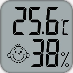 Resim Pairuidaisi Mini Higrometre Kapalı Ev Elektronik Dijital Bebek Odası Kuru Termometre Sıcaklık Ölçer (Yurt Dışından) 
