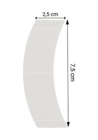 Resim True Tape Supertape Protez Saç Bandı Oval 1LF 2.5 CM x 7.5 CM 