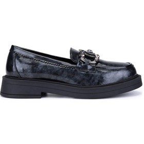 Resim Tamer Tanca Kadın Hakiki Deri Gri Loafer Ayakkabı 488 9000 Bn Ayk Sk25-26 Grı Laos Rgn Gri 