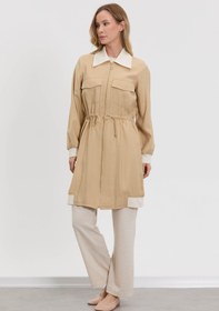 Resim M40274 Melidia Beli Büzgülü Kap / CAMEL 
