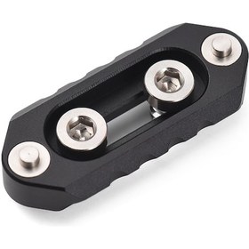 Resim Monyee 4.9cm Uzunluklu Alüminyum Nato Rayı - Evrensel Erişim, Hızlı Çıkarma Ve Emniyetli Tutma Özellikleri 