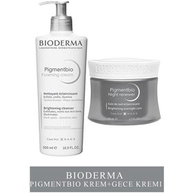 Resim Bioderma Pigmentbio Foaming Cream 500 ML + Pigmentbio Night Renewer 50 ML 