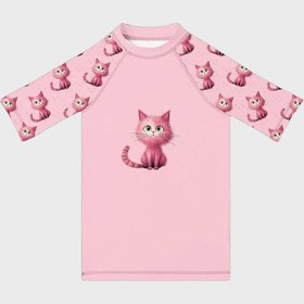 Resim Slipstop Kiki Baskılı Uv Korumalı Kısa Kollu Mayo T Shirt Kız Çocuk T Shirt St2612000002 Pembe 