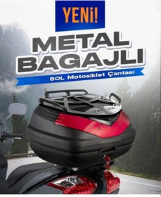 Resim Wogen Wg50 Sırt Dayamalı Premium Metal Bagajlı Çanta Siyah Siyah 