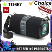 Resim Tg667 Crossbody Led Işık Taşınabilir Bluetooth Hoparlör Dış 