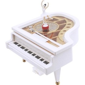 Resim Piyano Müzik Kutusu Küçük Alk2579 - 