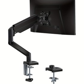 Resim Tek Monitör Standı, Ayarlanabilir Braketli ve VESA 75x75/100x100mm Montaj Tabanlı 13-34 İnçlik Pnömatik Kol - 4.4 ila 9.98 KG'a Kadar LCD Monitörler İçin Uygun 