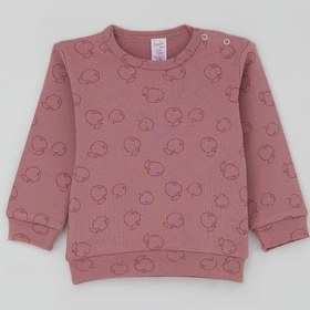 Resim Breeze Kız Bebek Pijama Takımı Omuzdan Patlı Elma Bahçesi 4 Ay-1 Yaş, Gülkurusu 