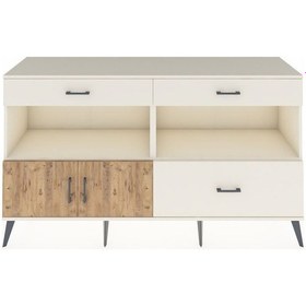 Resim Hyperion Konsol 2 Raflı 3 Çekmeceli 2 Kapaklı 176x44x99 Aytaşı-ça Aytaşı-çam/aytaşı 