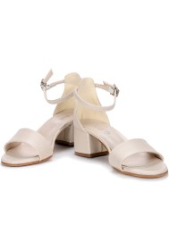 Resim Kiko Kids Kiko 769 Kum Cilt Günlük Kız Çocuk 3 cm Topuk Sandalet Ayakkabı Ten 