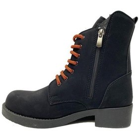 Resim Sdf 50-1 Deri Trend Fashion Kadın Bot Siyah 