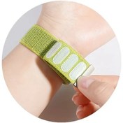 Resim Sunshine022 Yeşil 22mm Ayarlanabilir Nylon Samsung Uyumlu Garmin Huawei Xiaomi Akıllı Saat Kayışı 