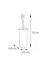 Resim Geddy Tuvalet Fırçalık Sissi Krom 333313 