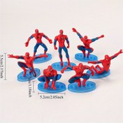 Resim MARVEL Spider-Man Heykel - Dinamik Aksiyon Pozlu Koleksiyonluk PVC Figür, Kırmızı ve Mavi Süper Kahraman Ofis & Ev Dekoru, Elektriksiz, Masaüstü Sergileme, Ağ Desenli, Dayanıklı Figür, Karakter Dekorasyonu, Hayranlar İçin Hediye 