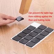 Resim 30 adet Tutma Kolu Anti-Slip Mobilya Bacak Pedleri, EVA ve Polietilen Dokusuz Masa Koruyucuları, Zemin Koruma için Elde Yıkanabilir Sandalye Bacak Minderi 