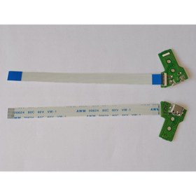 Resim Farklıca Ps4 Orijinal Jds-Jdm 050/055 Kol Uyumlu Şarj Soket Hazır Devre Ve 12 Pin Flex Kablo İle Set (1set) 