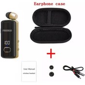 Resim Fineblue F580 Metal Klip Kablosuz Kulaklık Lotus Bluetooth 5.3 Hd Mic Gürültü Gold With Bag 