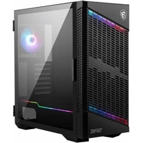 Resim Msı Mpg Velox 100P Aırflow Temperli Cam Argb Fan Psu Yok Matx Gamıng Kasa 