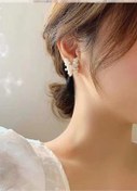 Resim Pelin Aksesuar Kristal Işlemeli Kelebek Küpe 