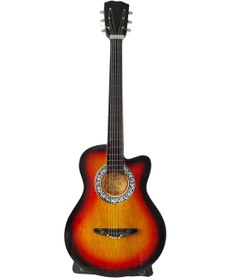 Resim El Yapımı 1/4 Ölçek Minyatür Elektro Gitar Gibson J-45 Akustik Sb 