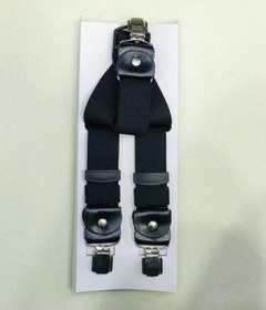 Resim Unisex Yetişkin Lacivert Pantolon Askısı Siyah 