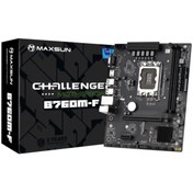 Resim MAXSUN mxn-6 Challanger B760M-F LGA1700 DDR4 4266 Mhz M.2 HDMI mAtx Intel Anakart 